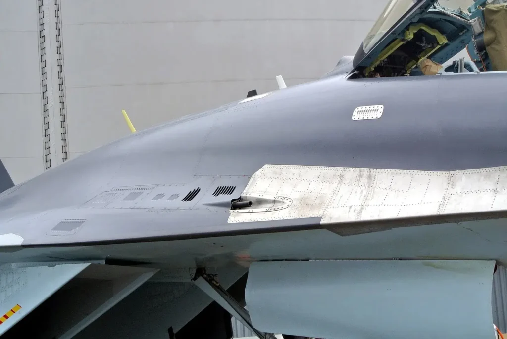 A Detailed Overview of the Su-35 Flanker-E Multirole Fighter 4 Su-35 GSh-301 cannon LeBourget2013_2171