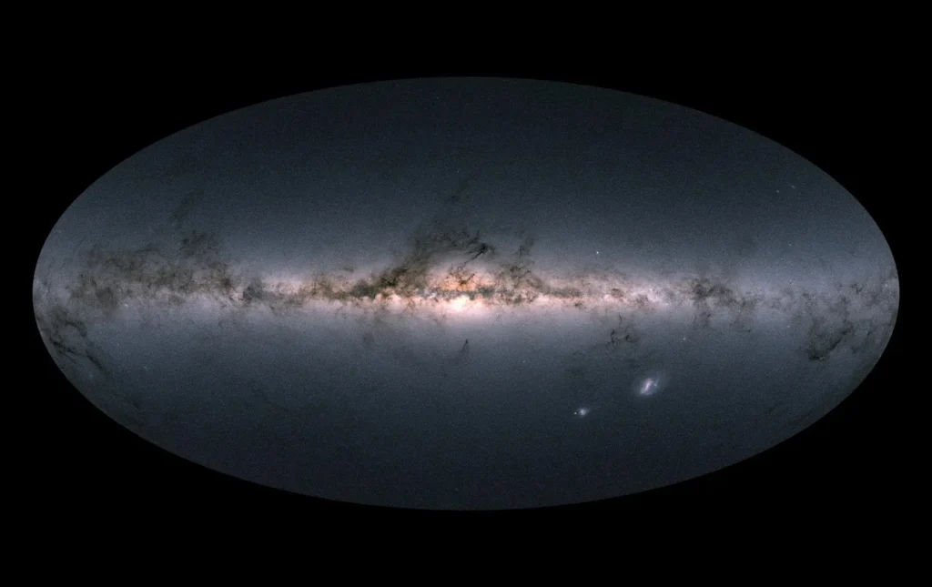 Exploring the Cosmos: Gaia's Revelation of Half a Million New Stars 1 Gaia's sky in color