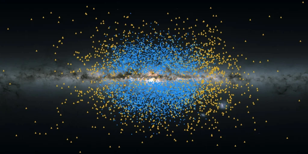 Gaia Telescope's Revelation of the Milky Way's Ancient Beginnings 1 Gaia unravels two ancient streams of stars in the Milky Way