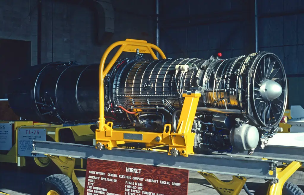 India's Tejas Light Combat Supersonic Fighter 5 General Electric F404-GE-F2J3 turbofan engines with afterburn
