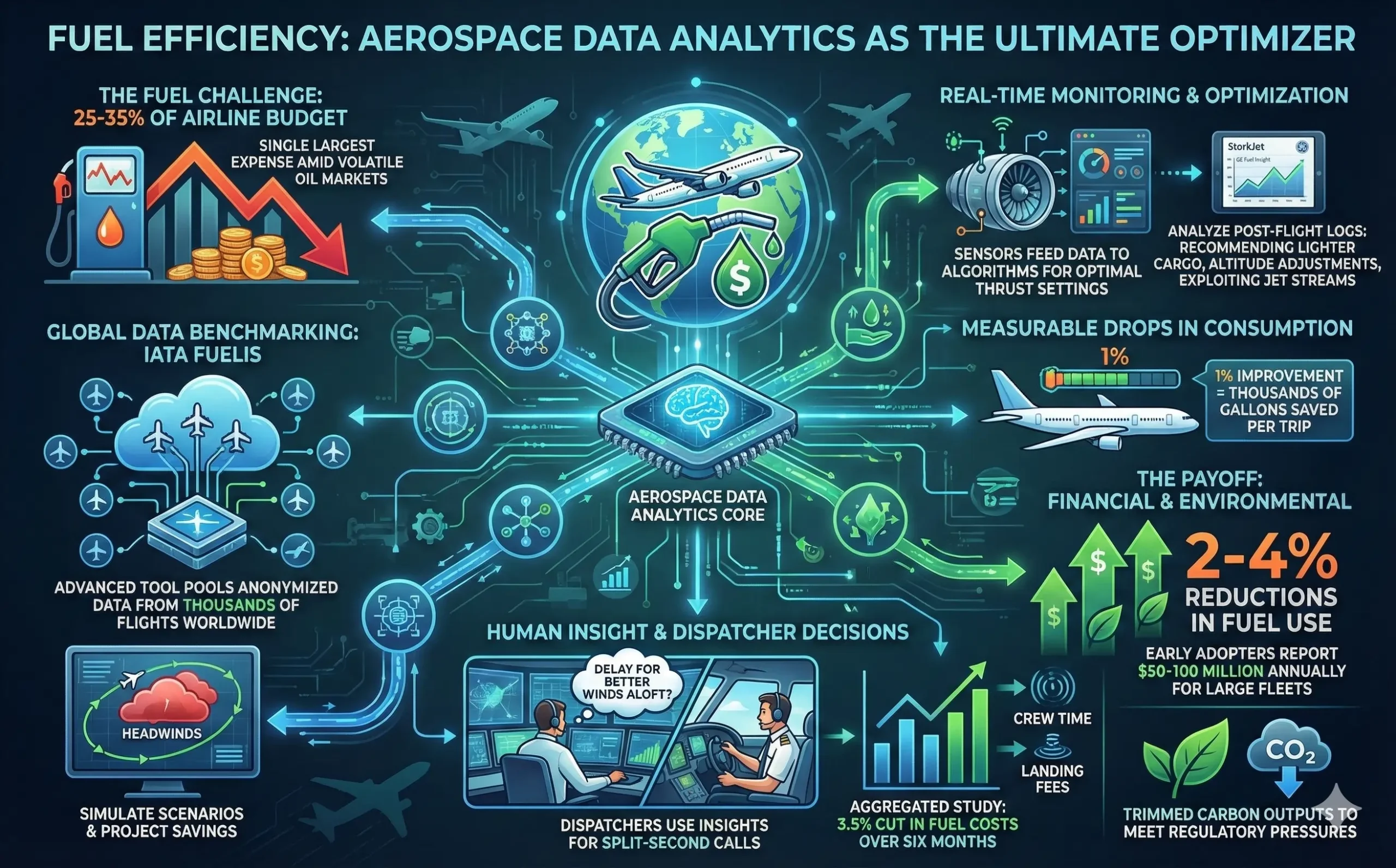 Aerospace Data Analytics in Fuel Efficiency