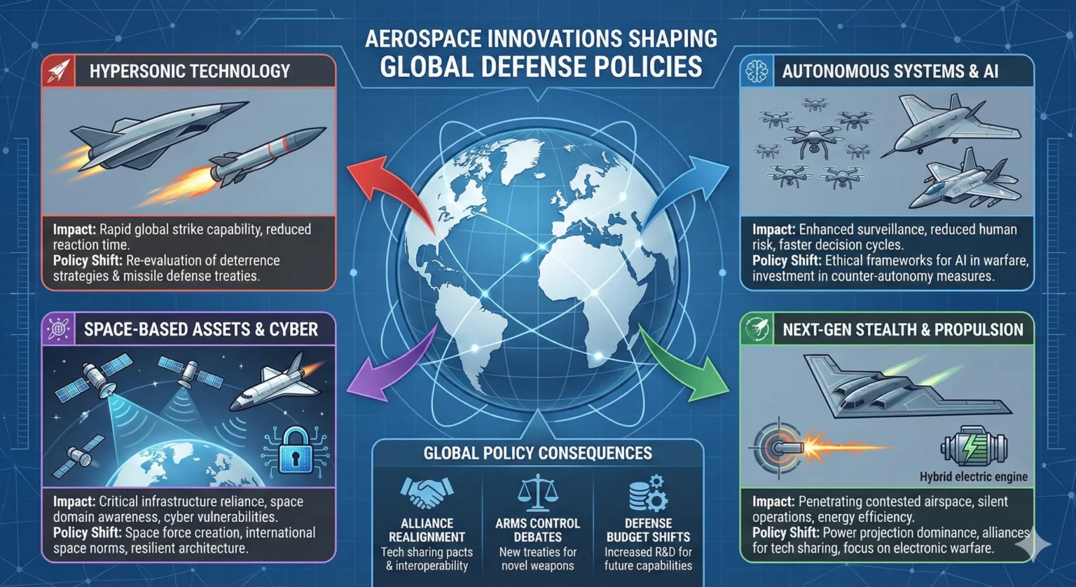 How Aerospace Innovations Shape Global Defense Policies