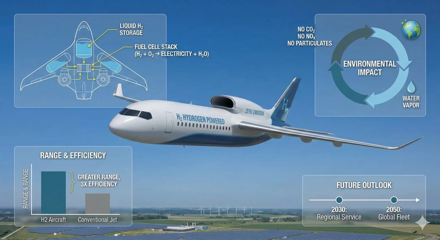 Hydrogen-Powered Aircraft: The Next Green Revolution