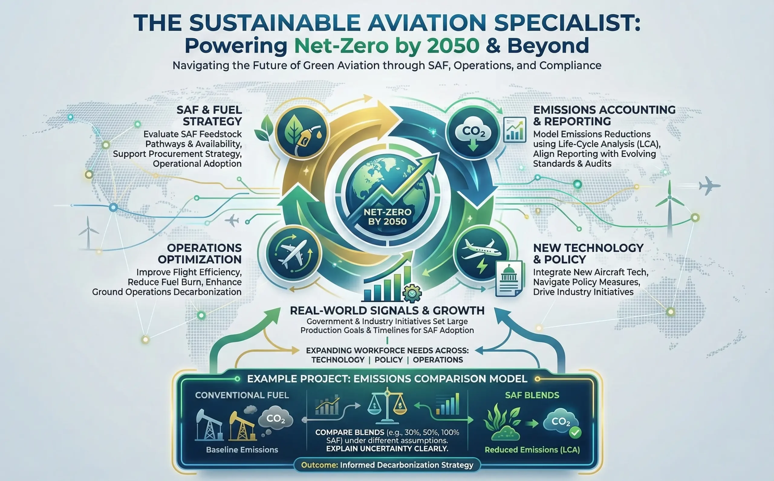 Sustainable Aviation Specialist (SAF, emissions, operations, compliance). Sustainable Aviation Specialist (SAF, emissions, operations, compliance)