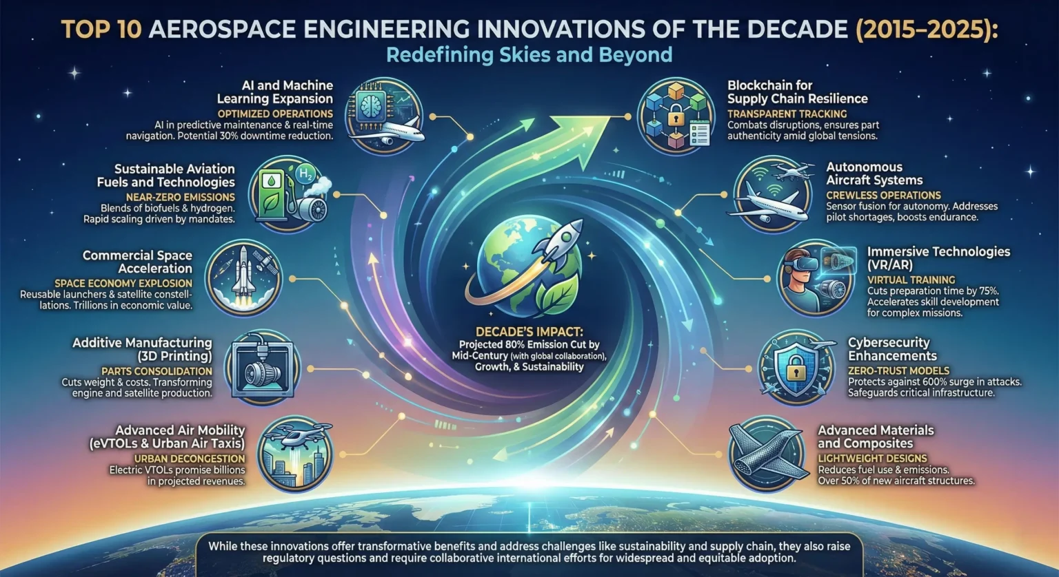 Top 10 Aerospace Engineering Innovations of the Decade Top 10 Aerospace Engineering Innovations of the Decade