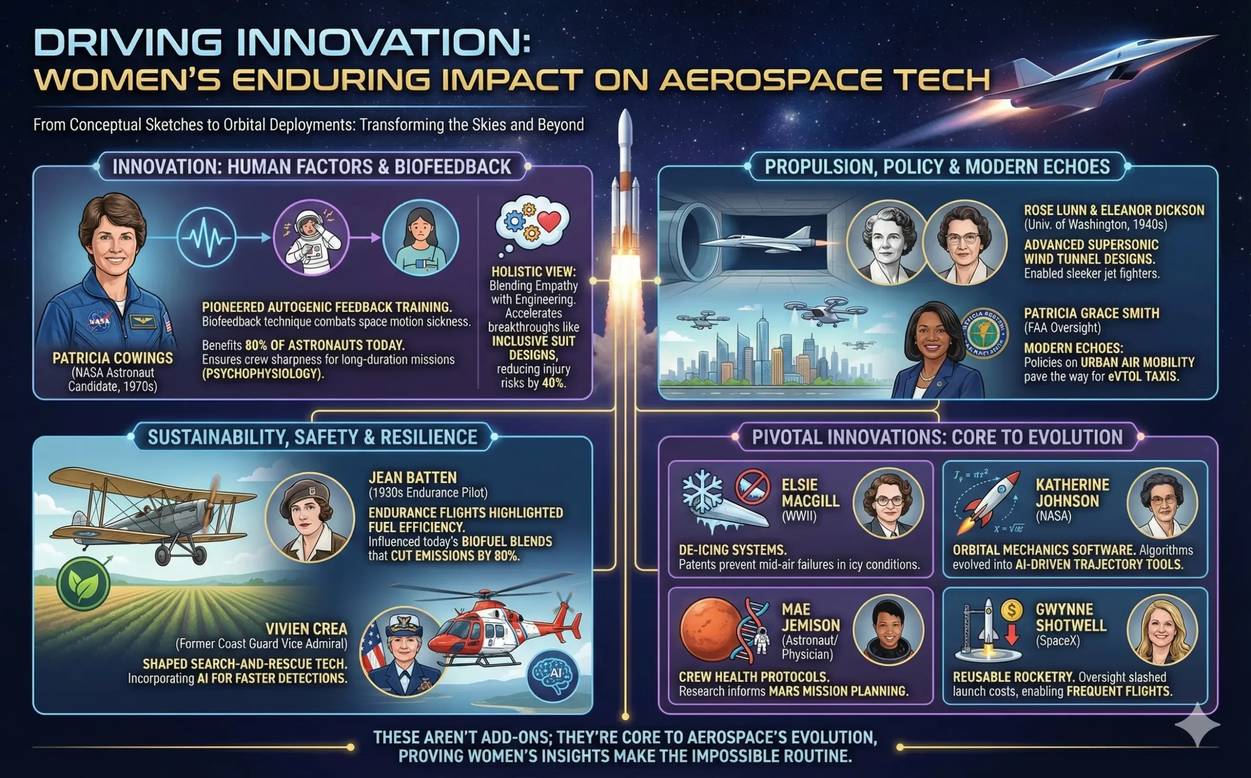 Women’s Enduring Impact on Aerospace Tech