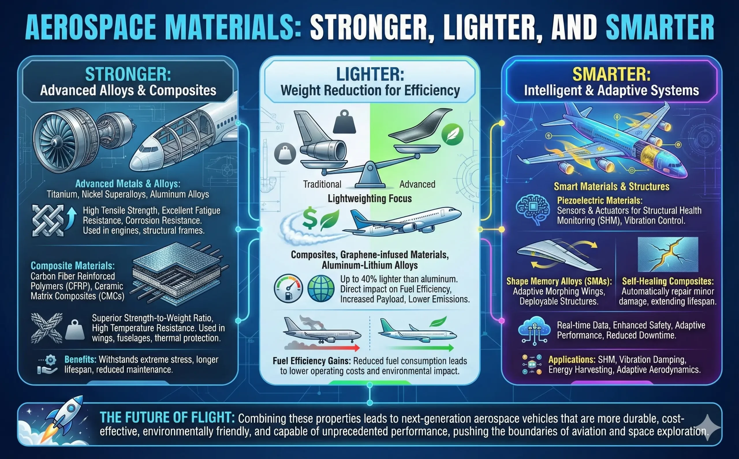 Aerospace Materials: Stronger, Lighter, And Smarter