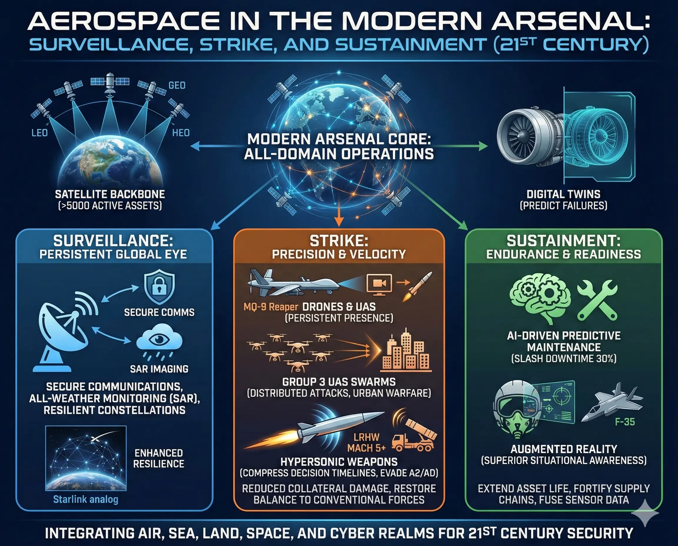 Aerospace in the Modern Arsenal