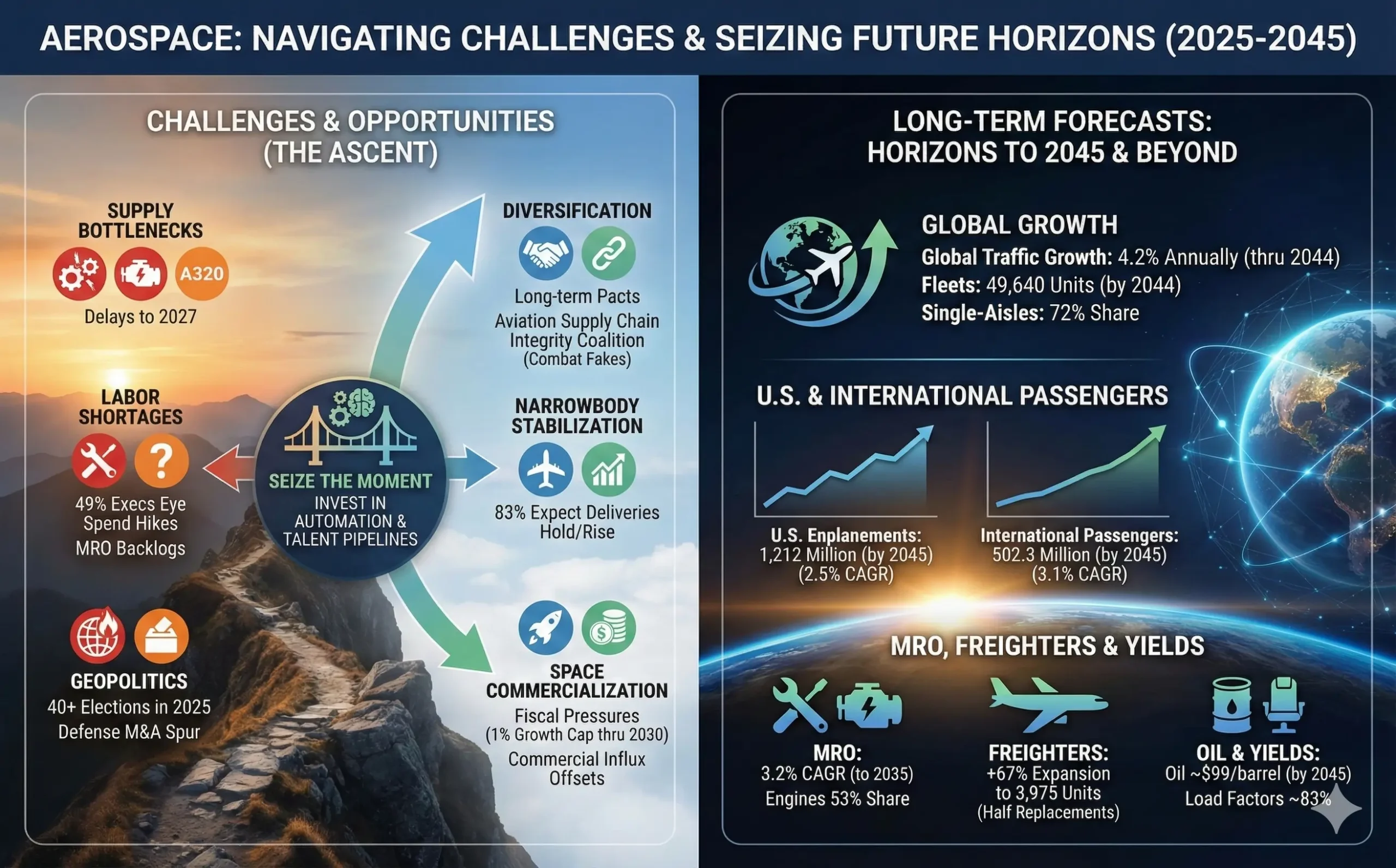 Challenges and Opportunities and Long-Term Forecasts