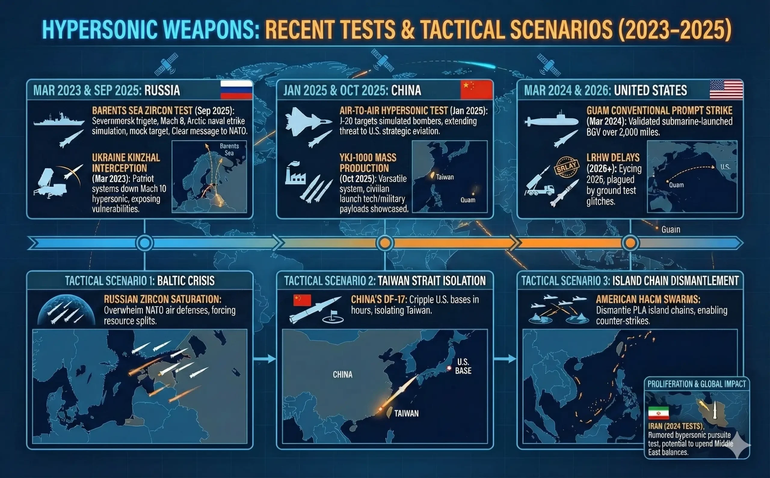 Recent Tests and Tactical Scenarios in the Field of Hypersonic Weapons