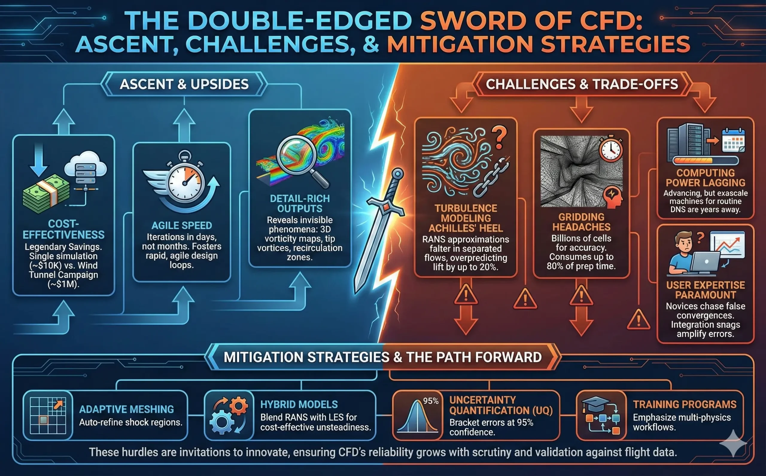 The Double-Edged Sword of CFD