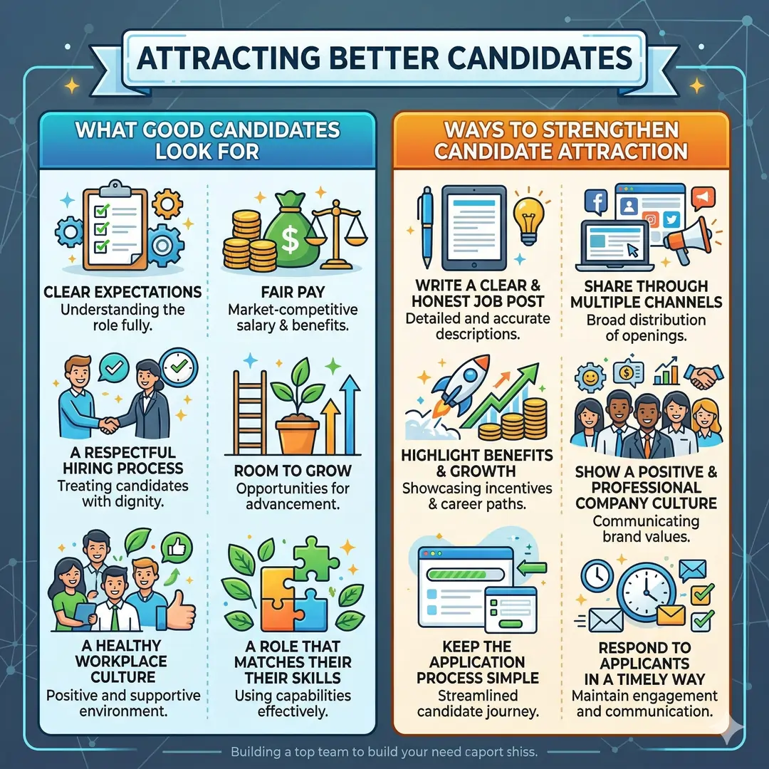 Attracting better candidates