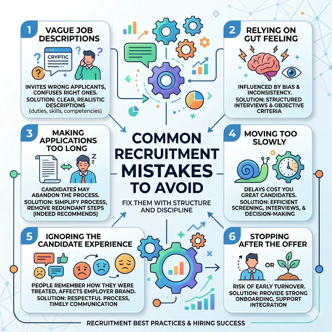 Common Recruitment Mistakes to Avoid Common Recruitment Mistakes to Avoid