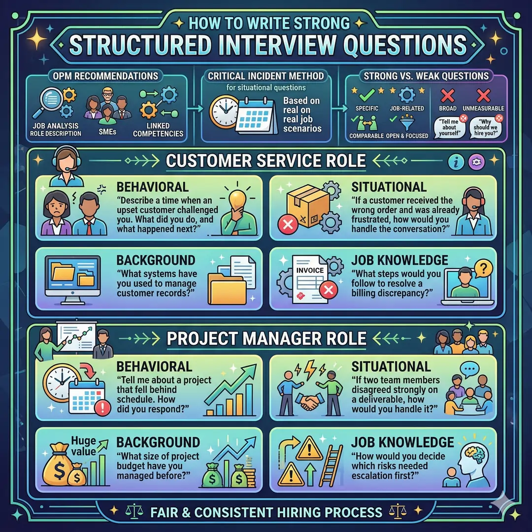 Examples of Strong Structured Interview Questions Examples of Strong Structured Interview Questions