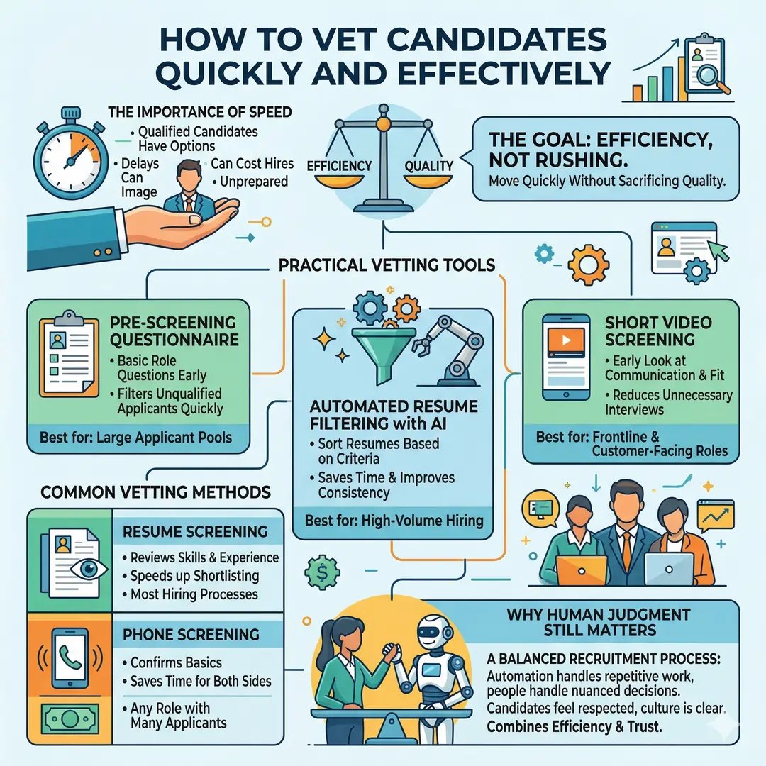 How to vet candidates quickly and effectively
