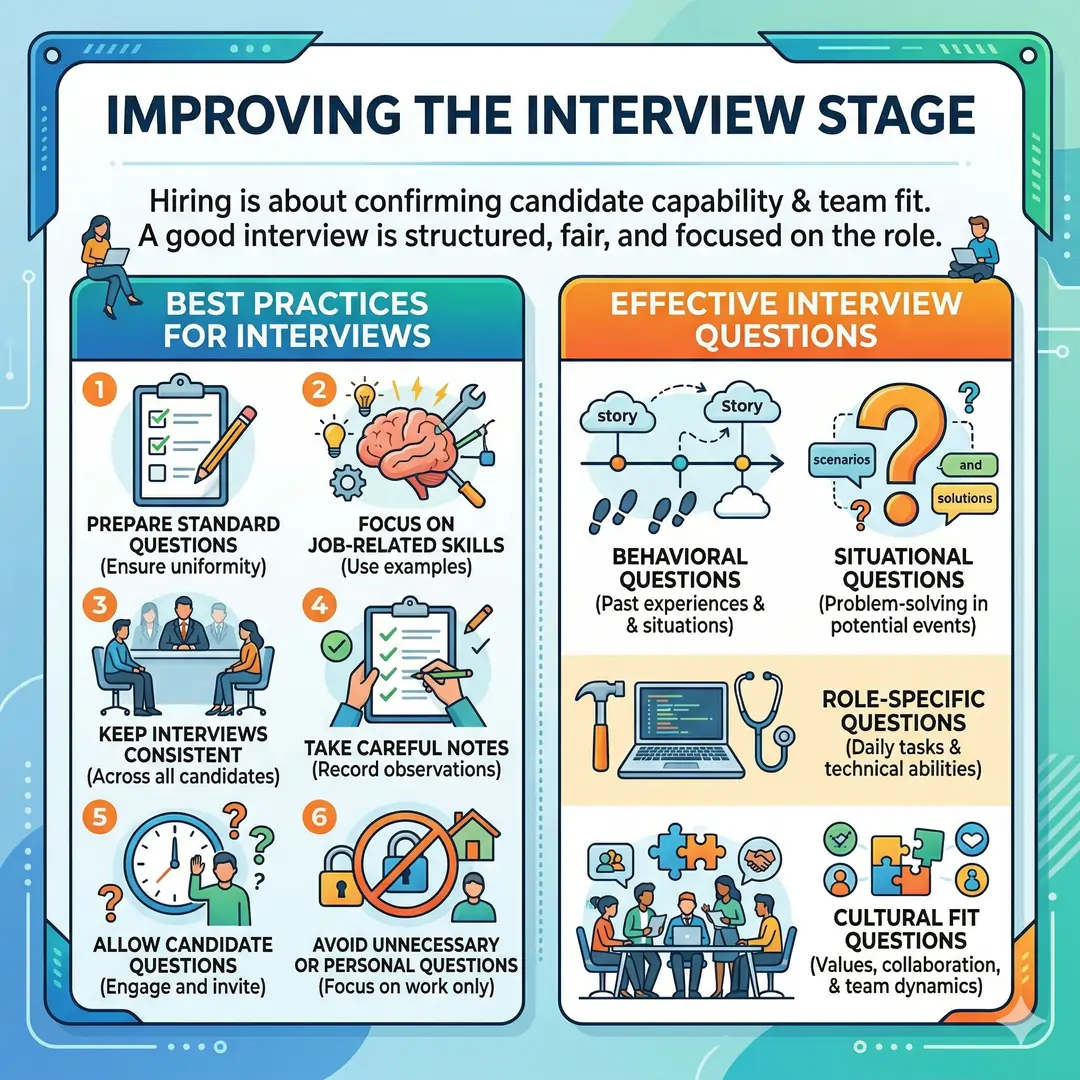 Improving the interview stage