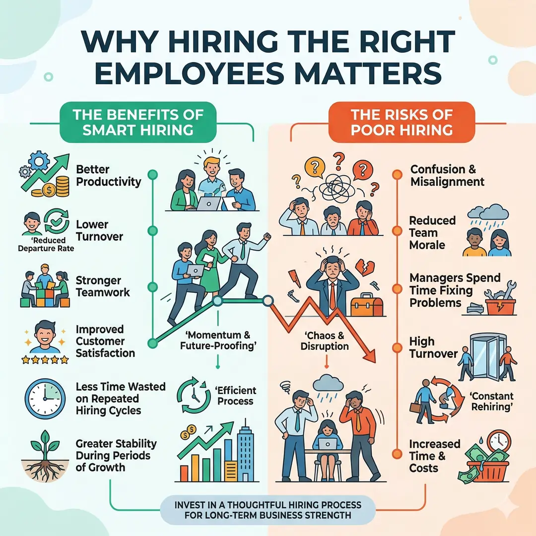 Why hiring the right employees matters