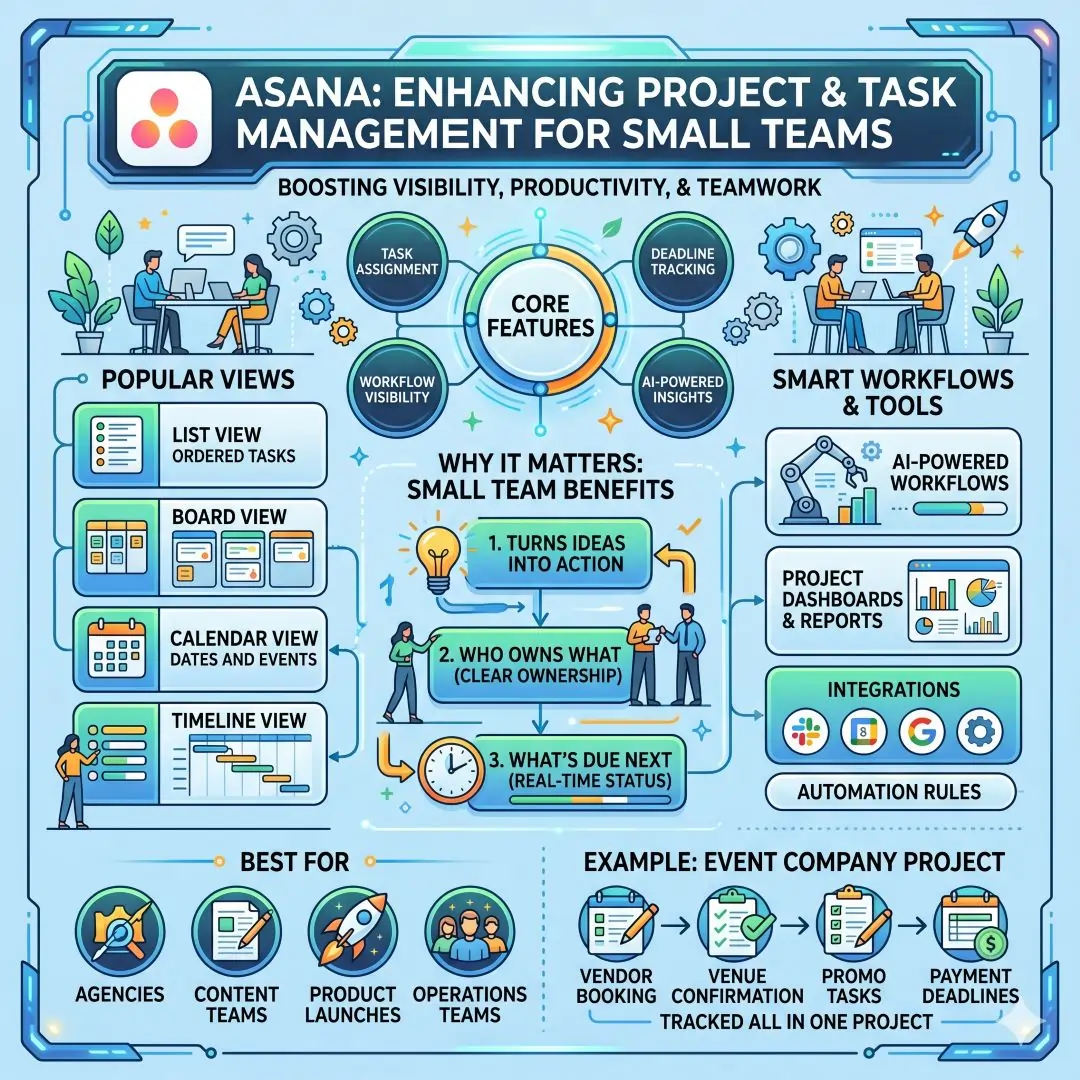 Asana for project and task management