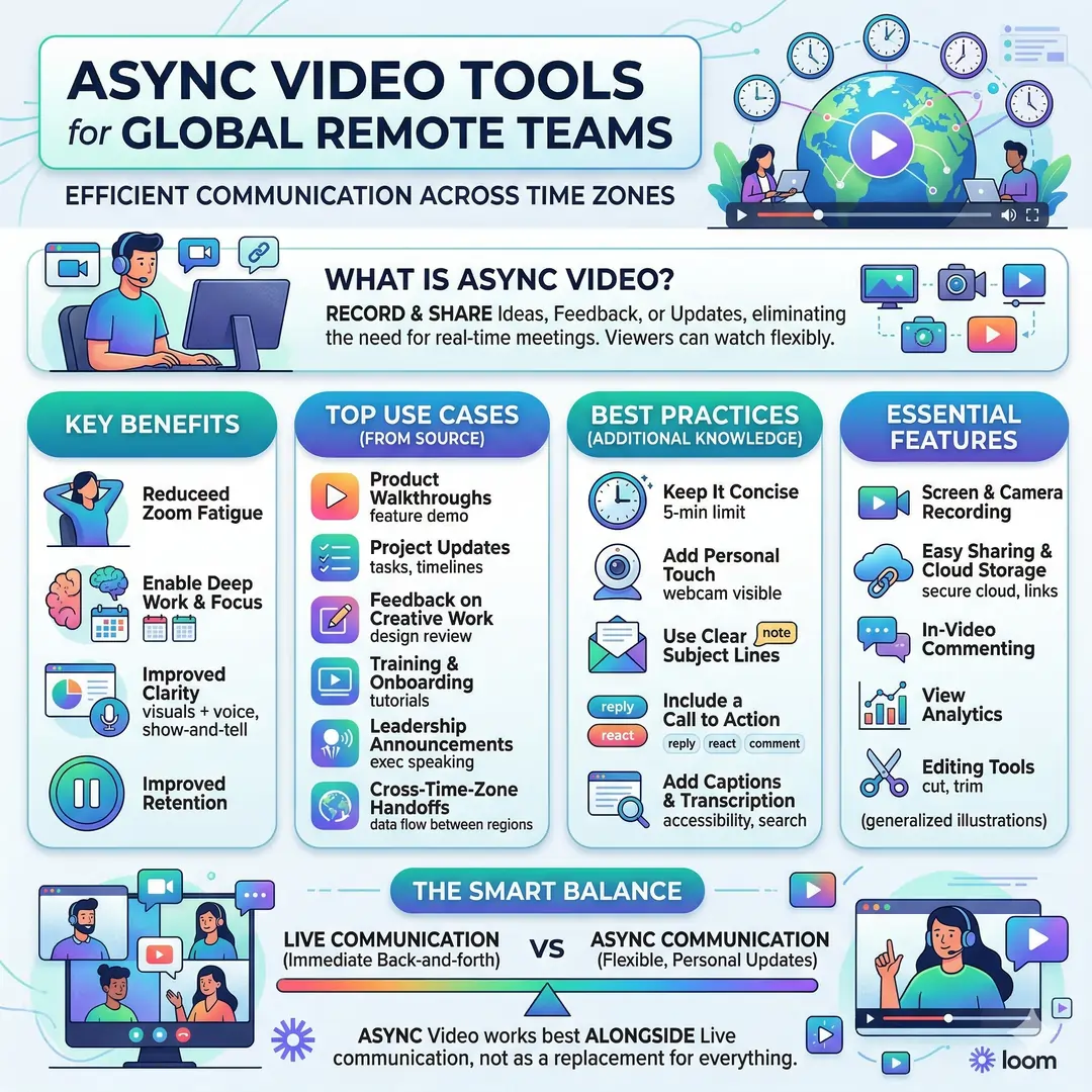Async Video Tools for Global and Cross-Time-Zone Teams
