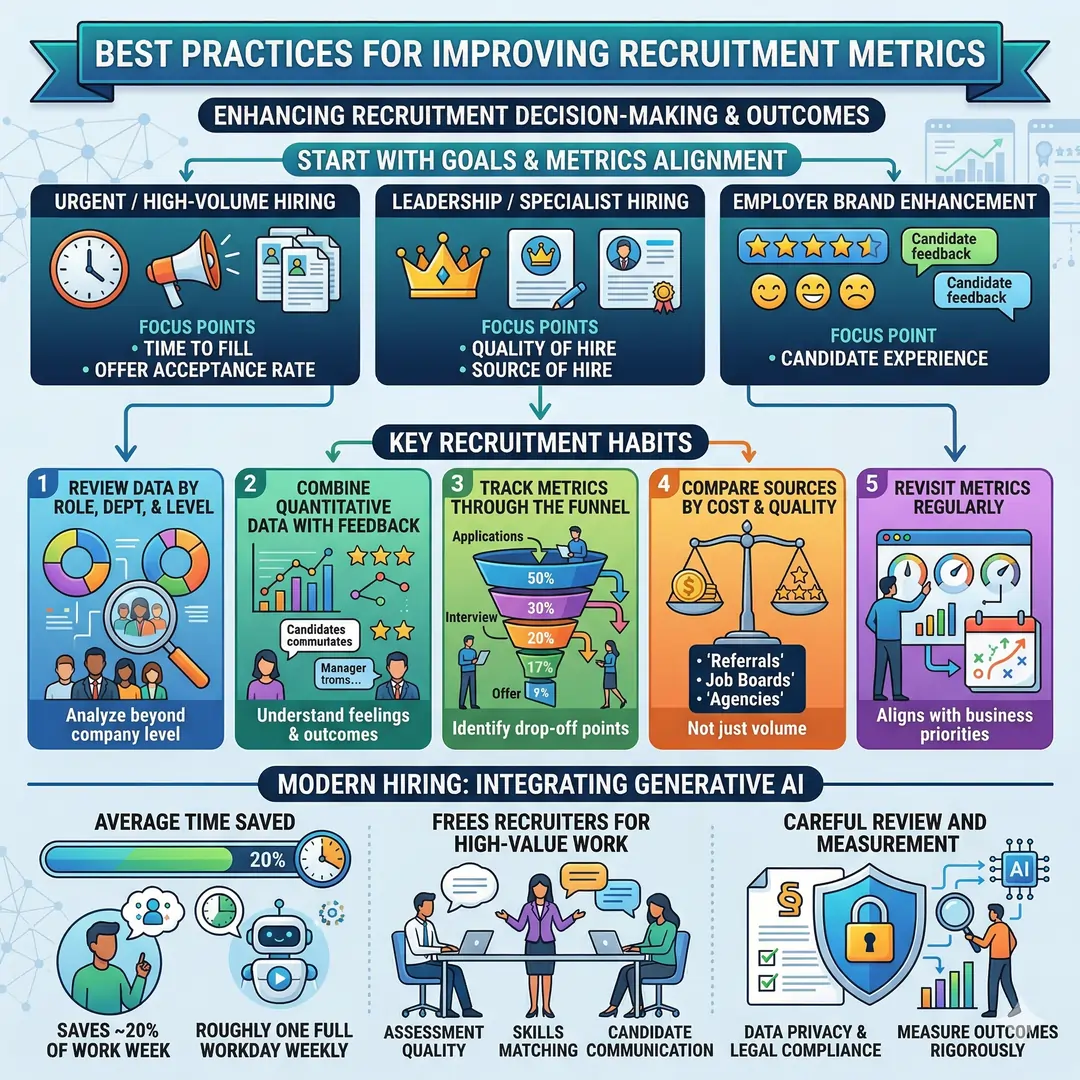 Best Practices for Improving Recruitment Metrics