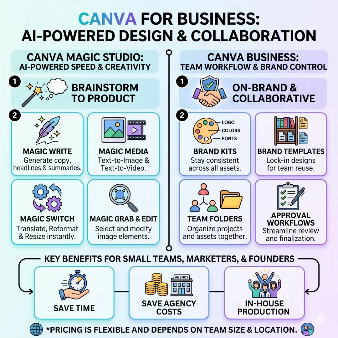 Canva Magic Studio and Canva Business Canva Magic Studio and Canva Business