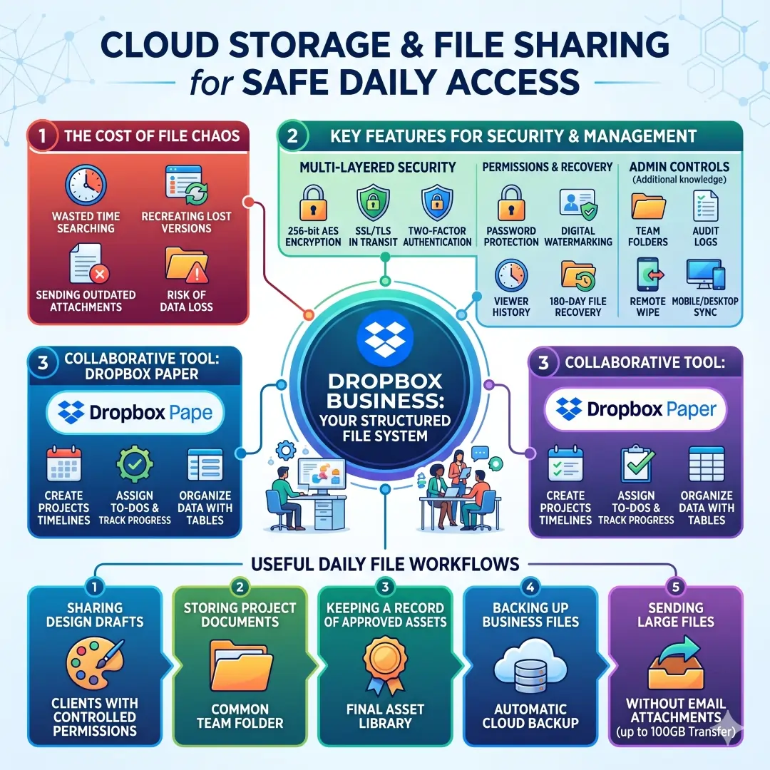 Cloud Storage and File Sharing Tools for Safe Daily Access