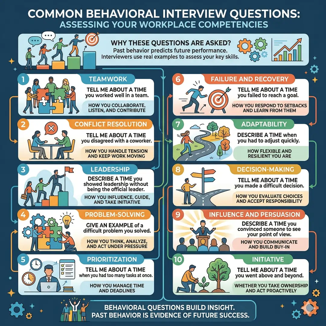 Common Behavioral Interview Questions Employers Ask Common Behavioral Interview Questions Employers Ask