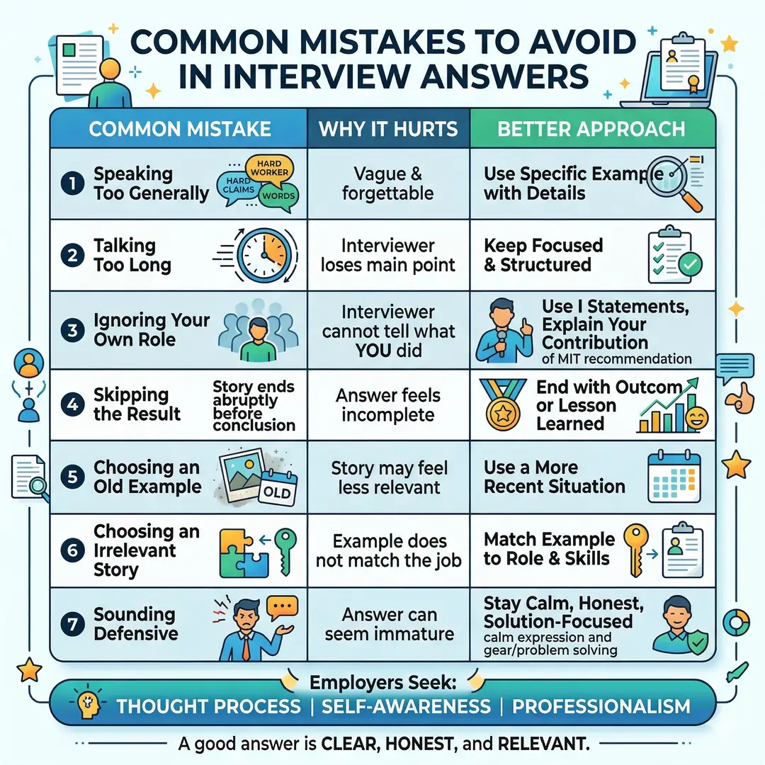 Common Mistakes to Avoid in Interview Answers