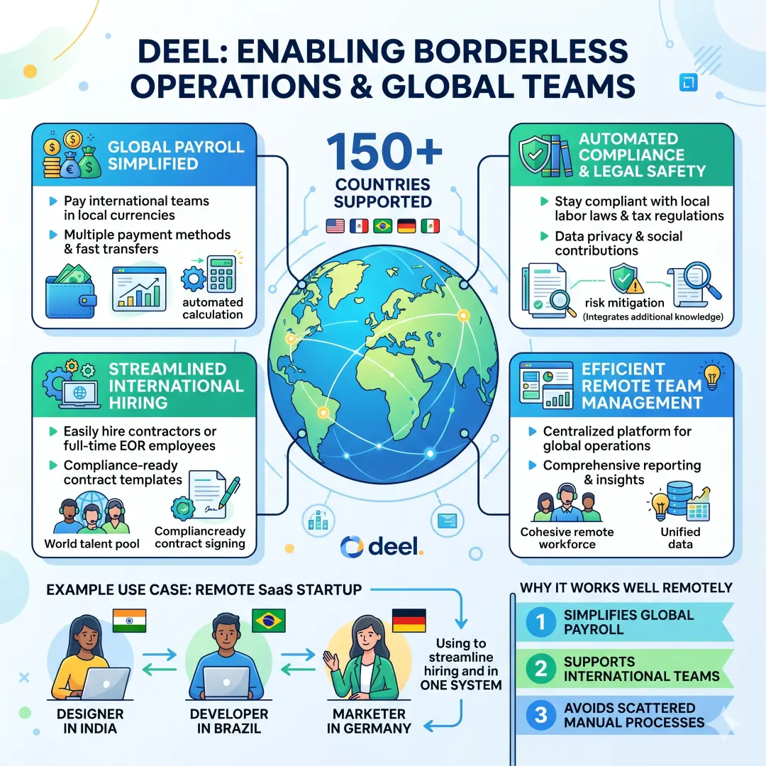 Deel for international teams and borderless operations