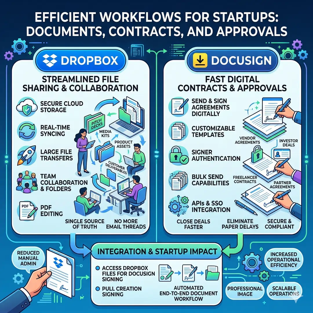 Efficient workflows for startups