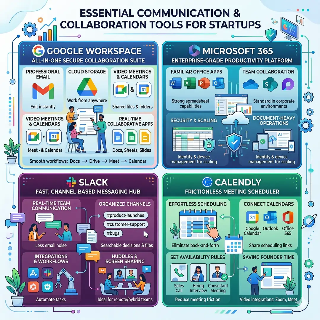 Essential communication and collaboration tools for startups
