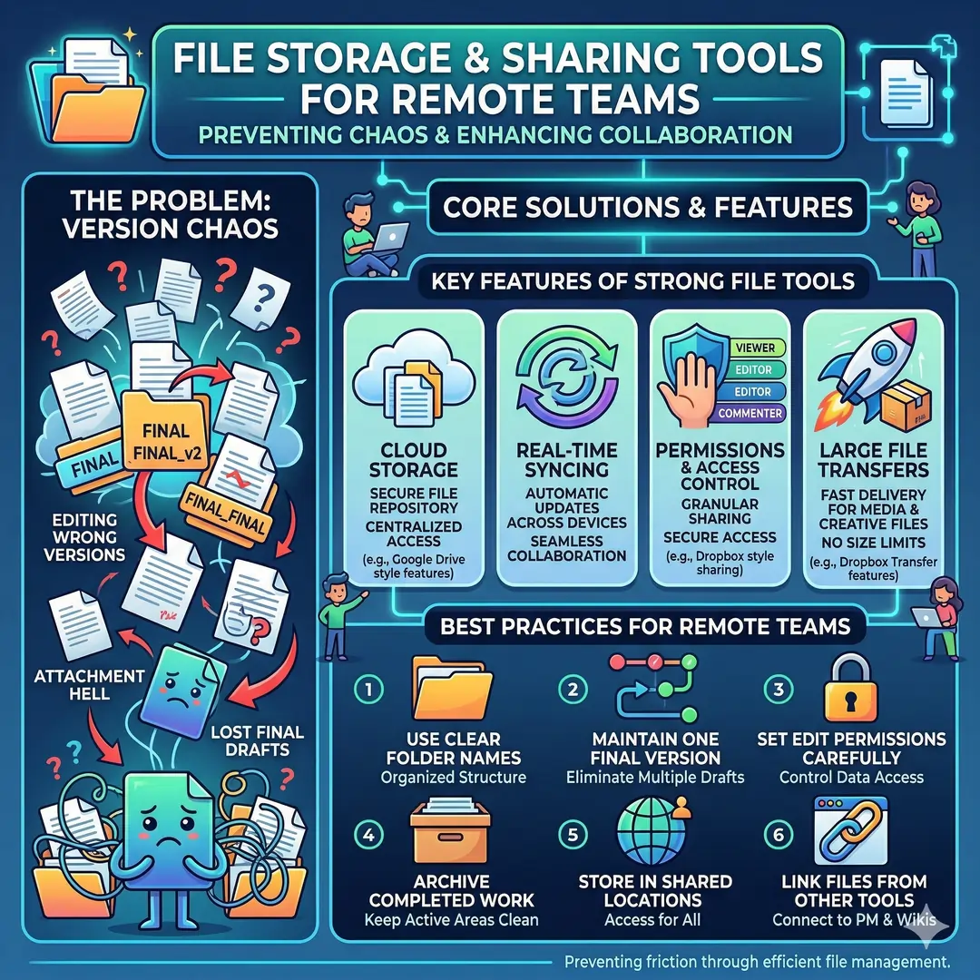 File Storage and Sharing Tools That Prevent Version Chaos