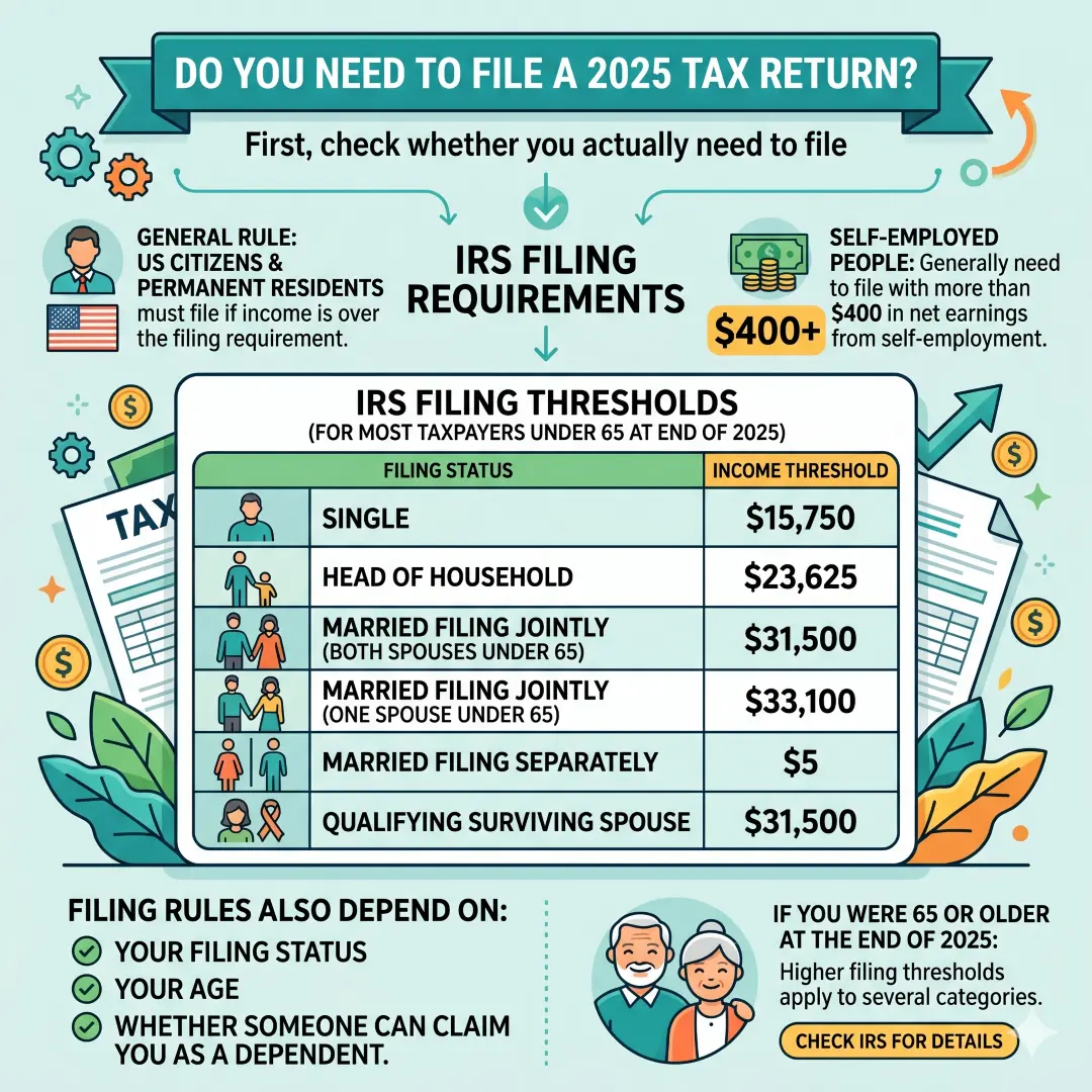 Check whether you actually need to file