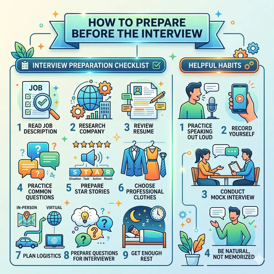 How to Prepare Before the Interview How to Prepare Before the Interview