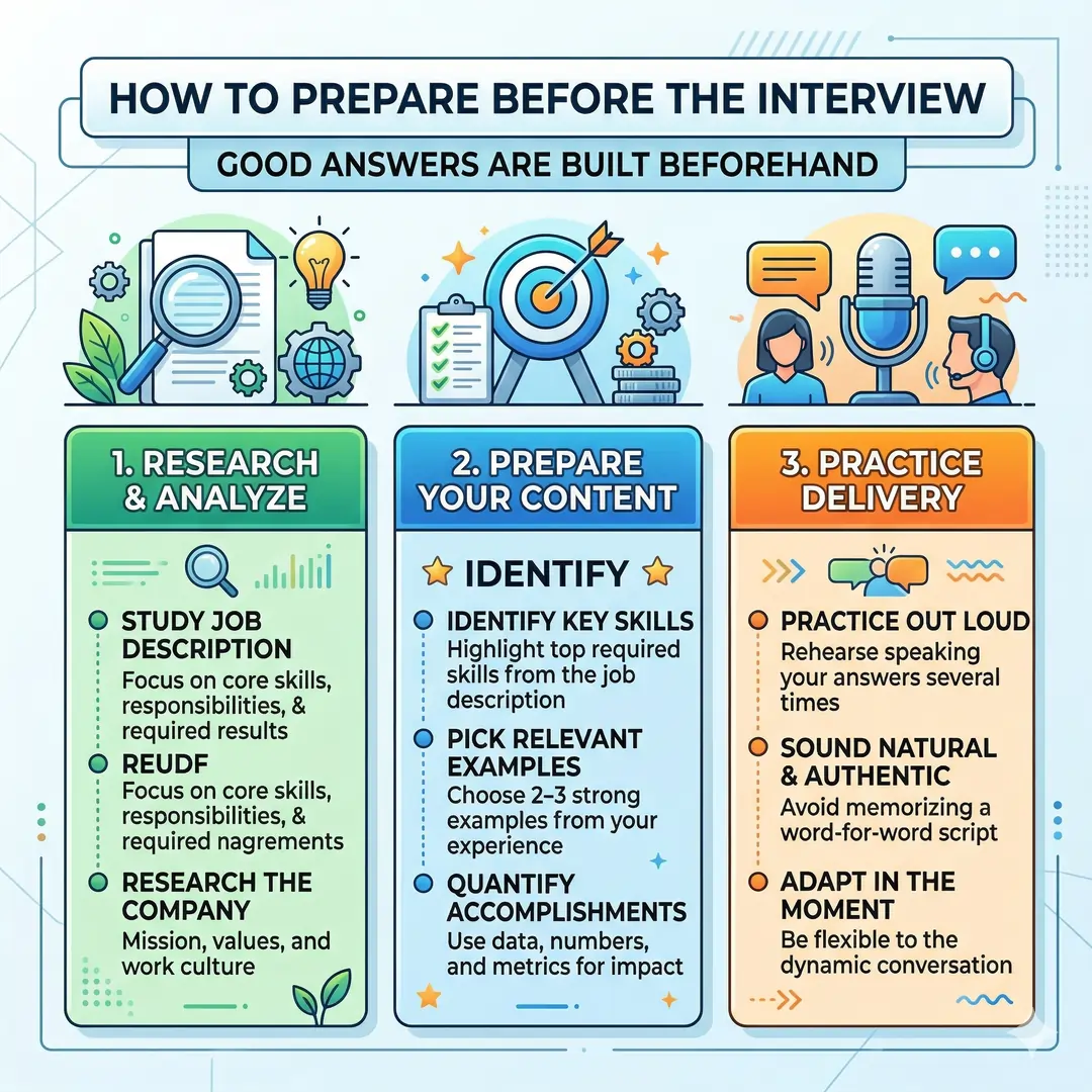 How to Prepare Before the Interview How to Prepare Before the Interview