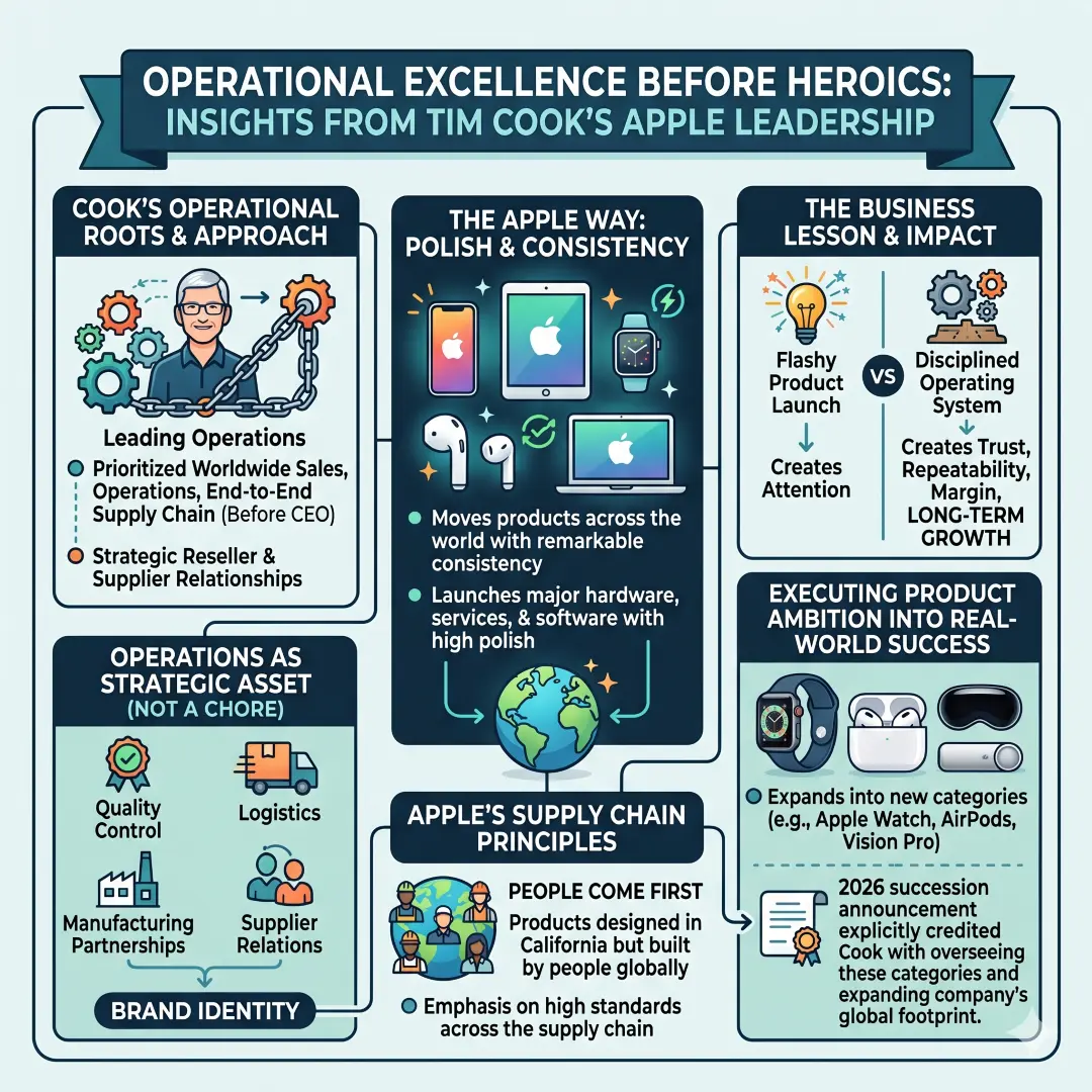 Operational excellence before heroics
