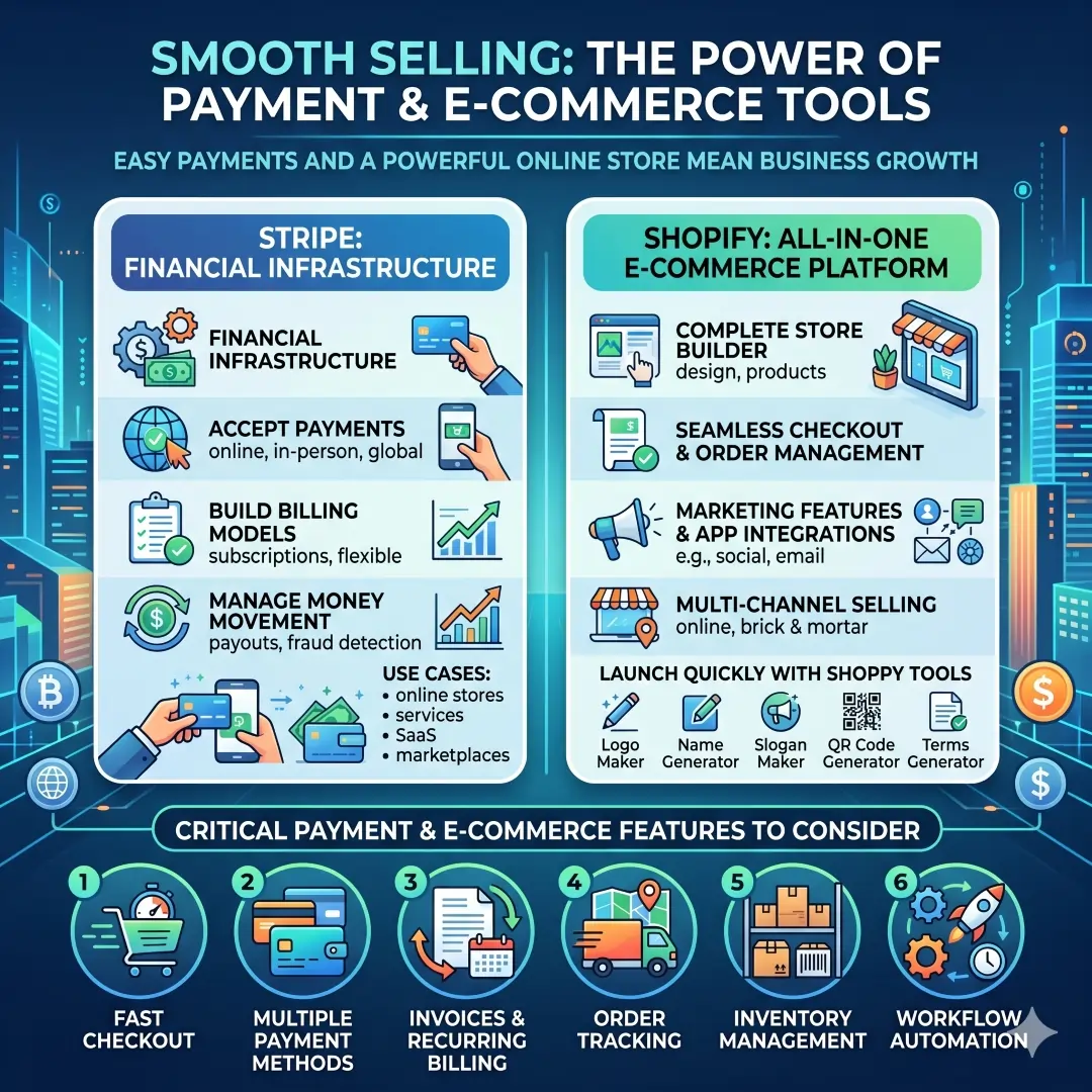 Payment and e-commerce tools