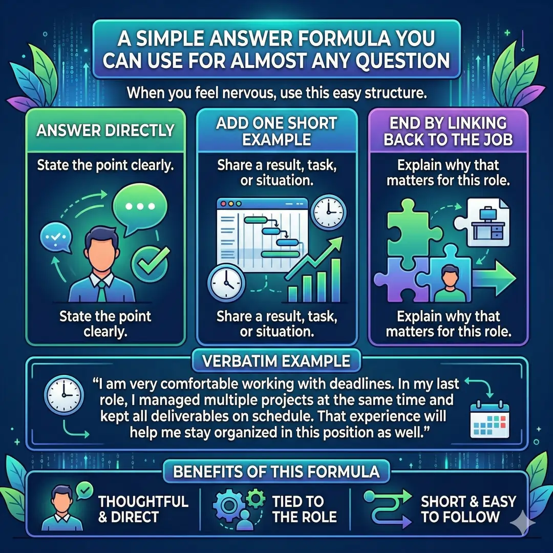 A Simple Answer Formula You Can Use for Almost Any Question Simple Answer Formulas You Can Use for Almost Any Question