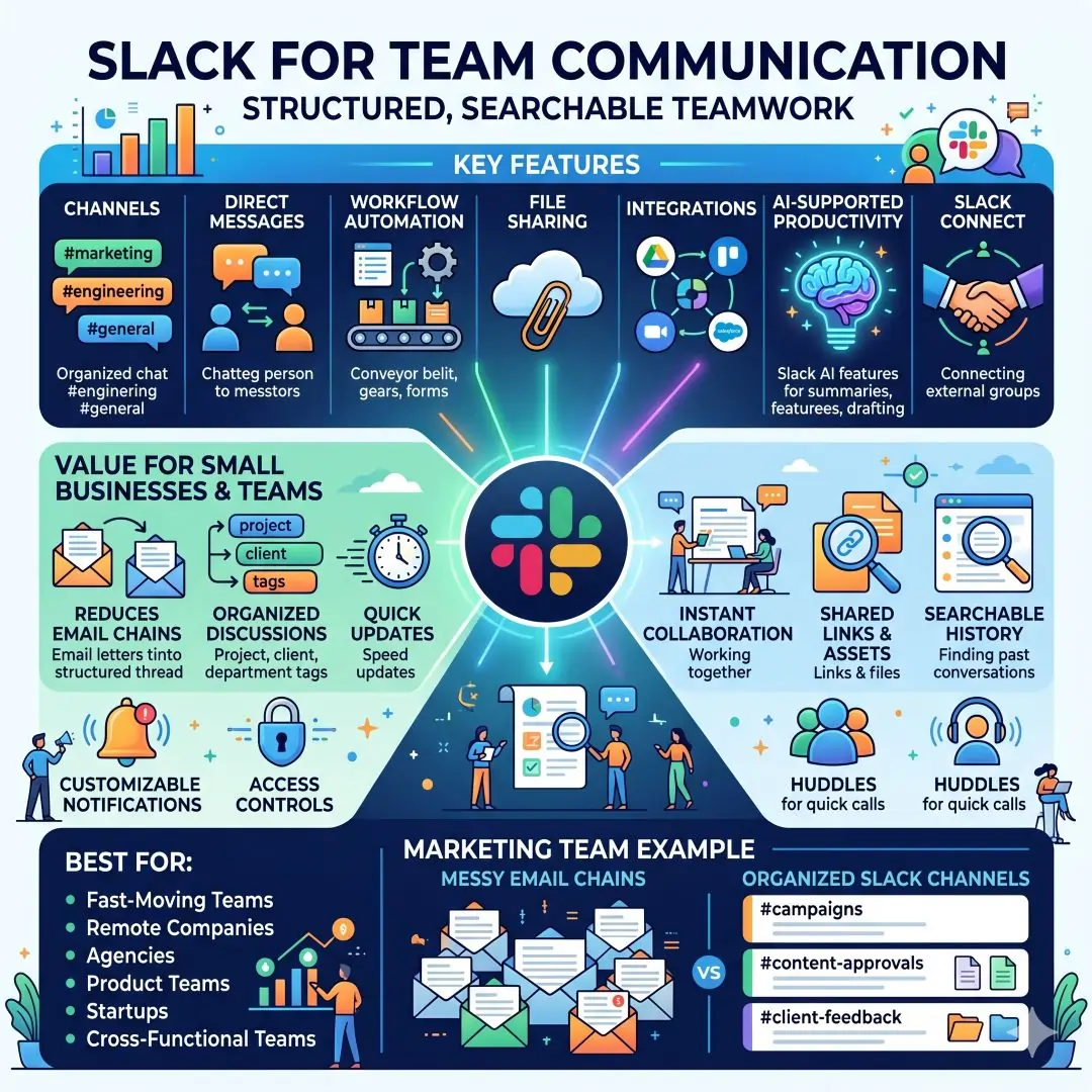 Slack for team communication