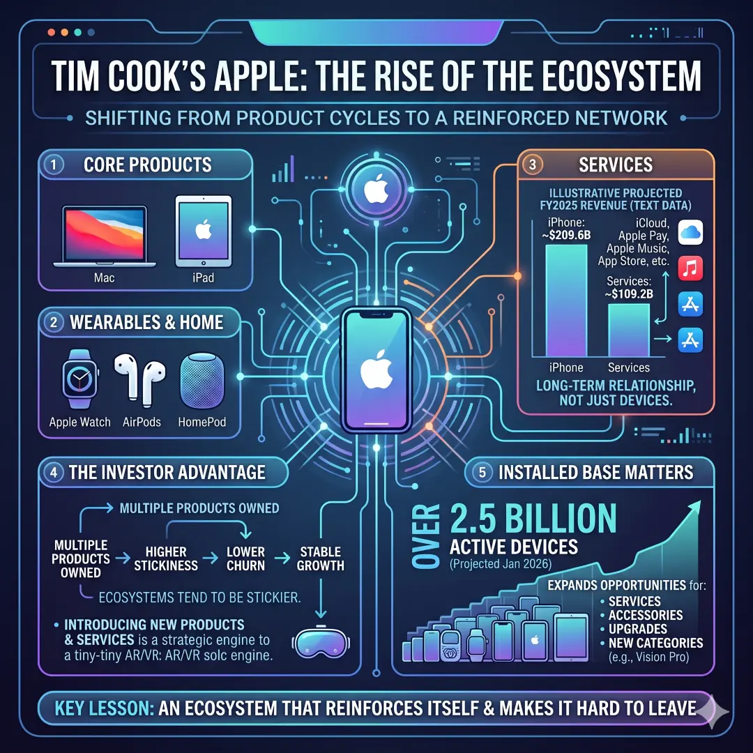 The company is built around an ecosystem, not a single product