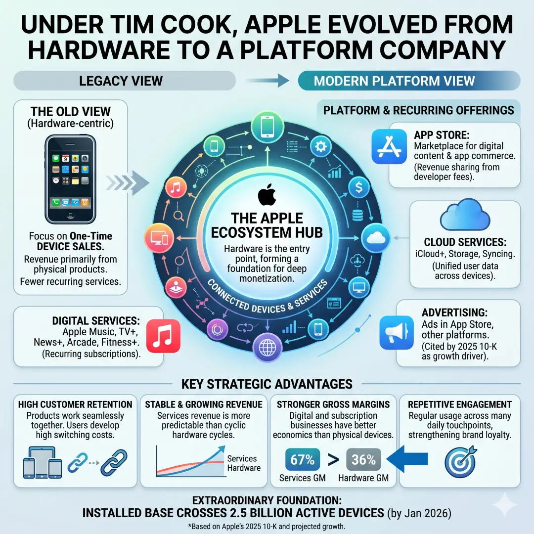 The real genius of Cook’s Apple turning hardware into a platform
