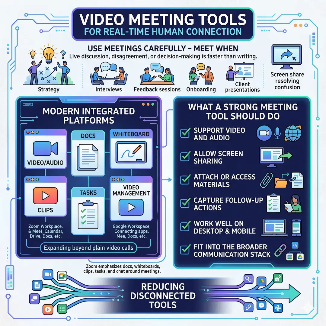 Video Meeting Tools for Real-Time Human Connection