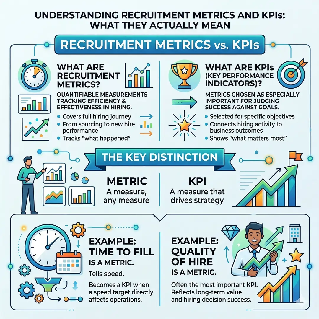 What Recruitment Metrics and KPIs Actually Mean
