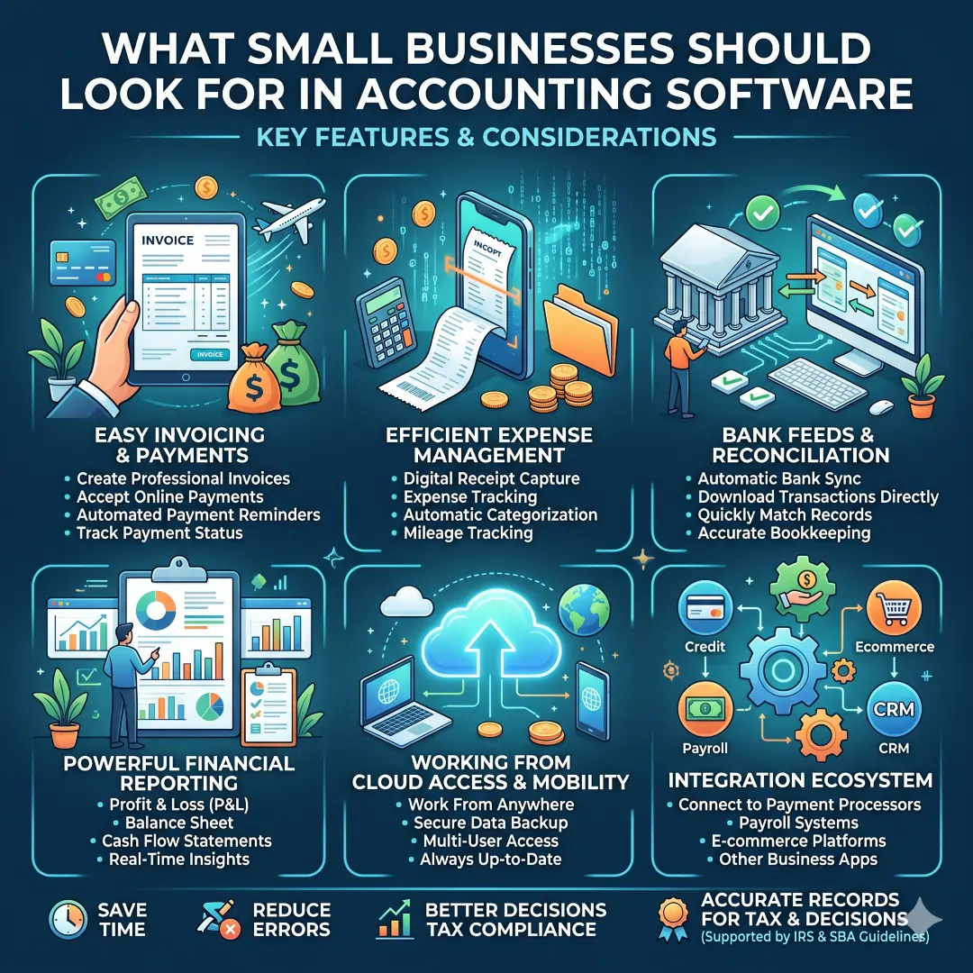 What Small Businesses Should Look for in Accounting Tools and Software