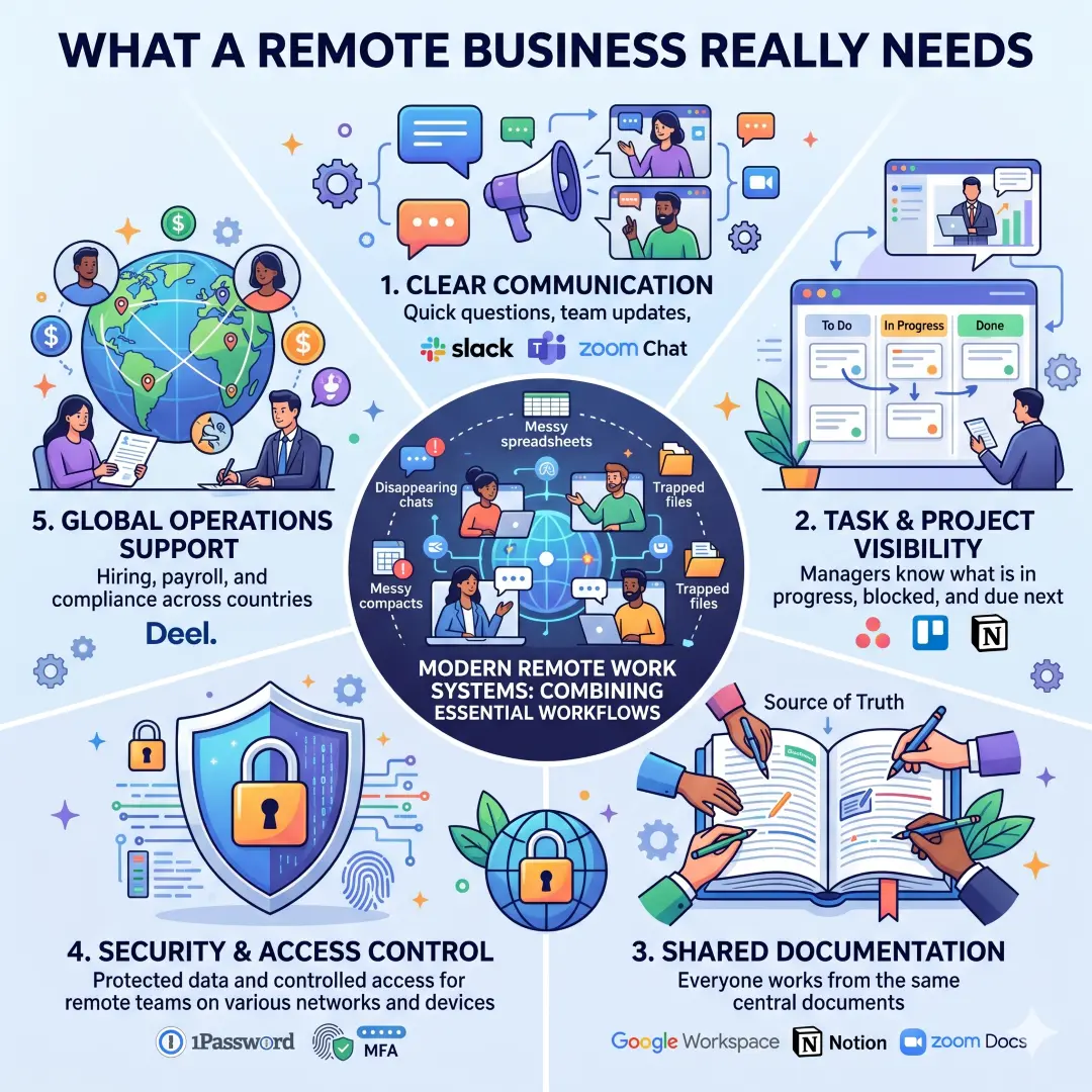 What a remote business really needs