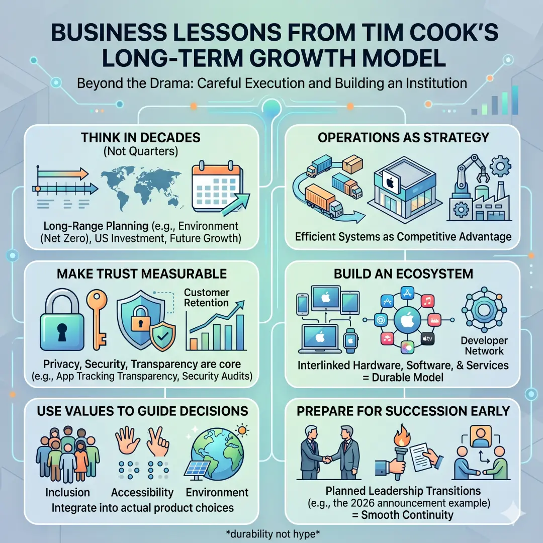 What businesses can learn from Cook’s long-term growth model
