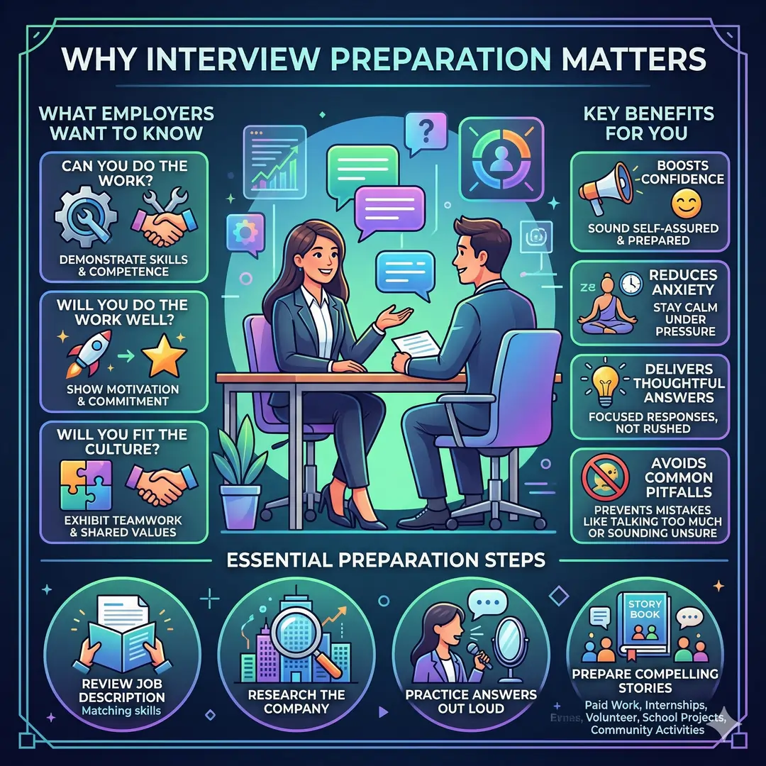 Why Interview Preparation Matters Why Interview Preparation Matters