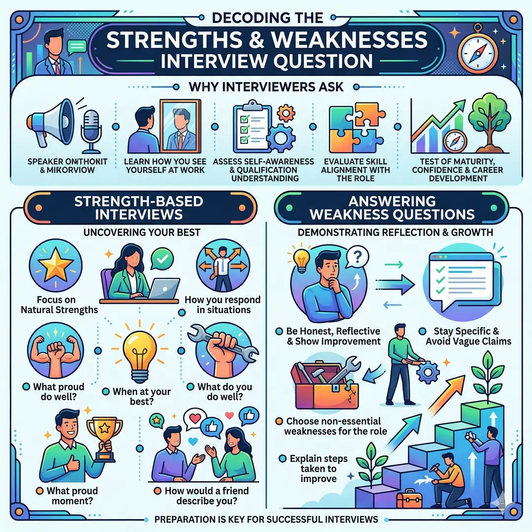 Why Interviewers Ask About Strengths and Weaknesses