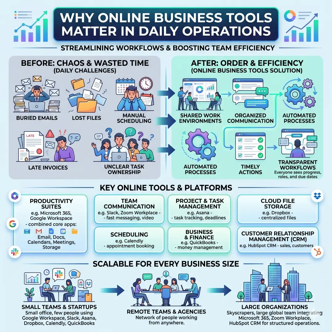 Why Online Business Tools Matter in Daily Operations