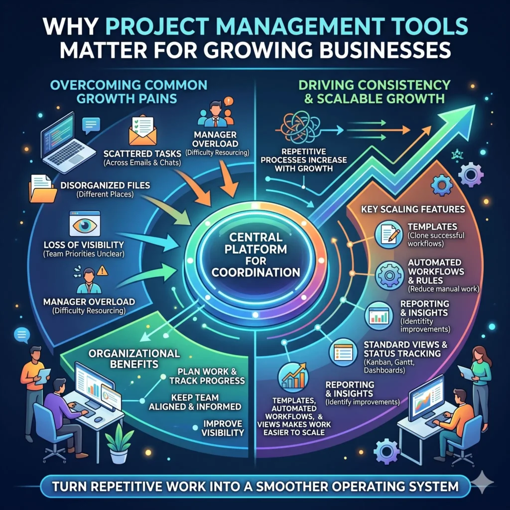 Why Project Management Tools Matter for Growing Businesses